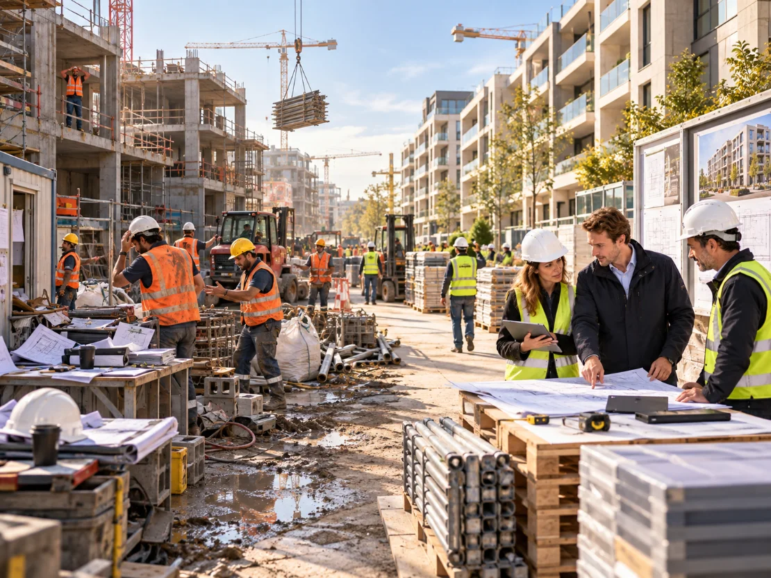 l’équipe REIB’S sur chantier